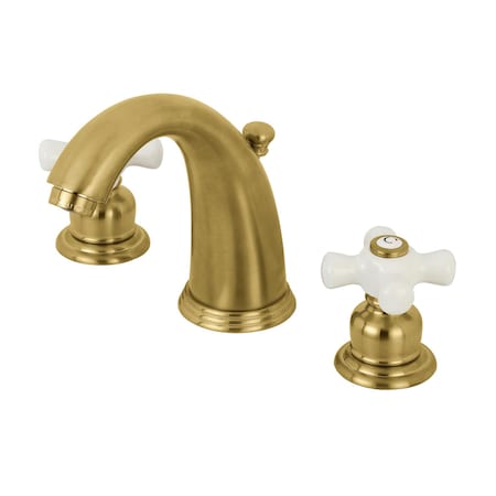 Kingston Brass KB987PXSB Victorian 2-Handle 8" Widespread Bathroom Faucet, Brass KB987PXSB
